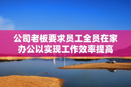 公司老板要求员工全员在家办公以实现工作效率提高