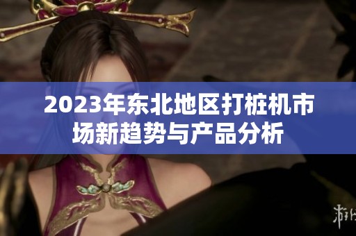 2023年东北地区打桩机市场新趋势与产品分析