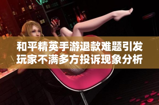 和平精英手游退款难题引发玩家不满多方投诉现象分析