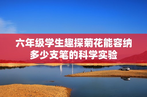 六年级学生趣探菊花能容纳多少支笔的科学实验