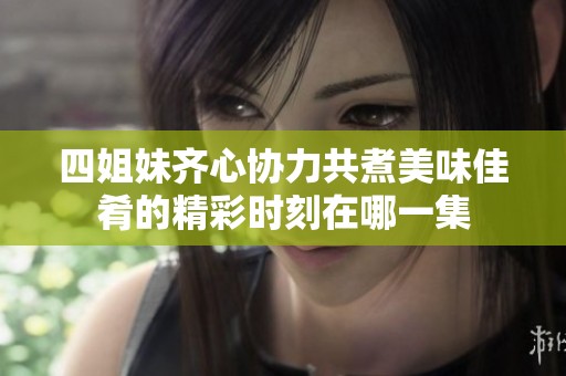 四姐妹齐心协力共煮美味佳肴的精彩时刻在哪一集