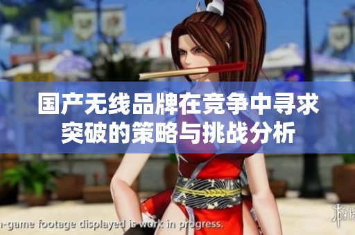 国产无线品牌在竞争中寻求突破的策略与挑战分析