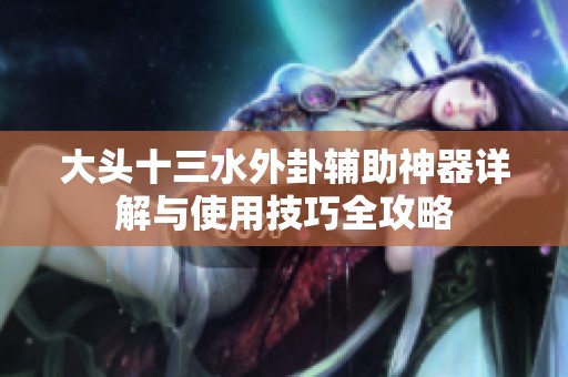 大头十三水外卦辅助神器详解与使用技巧全攻略