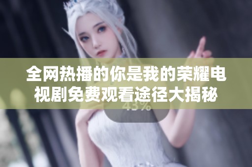 全网热播的你是我的荣耀电视剧免费观看途径大揭秘