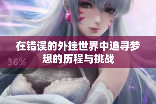 在错误的外挂世界中追寻梦想的历程与挑战