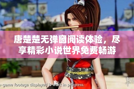 唐楚楚无弹窗阅读体验，尽享精彩小说世界免费畅游