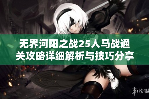 无界河阳之战25人马战通关攻略详细解析与技巧分享