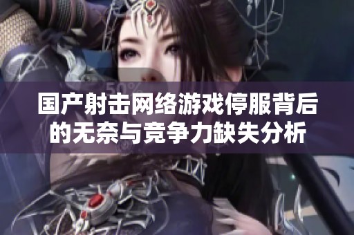国产射击网络游戏停服背后的无奈与竞争力缺失分析