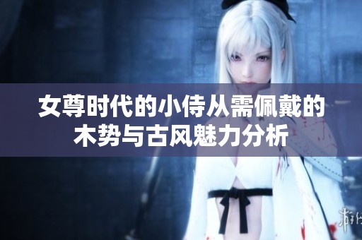 女尊时代的小侍从需佩戴的木势与古风魅力分析