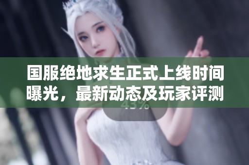 国服绝地求生正式上线时间曝光，最新动态及玩家评测详解
