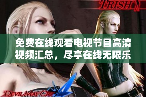 免费在线观看电视节目高清视频汇总，尽享在线无限乐趣