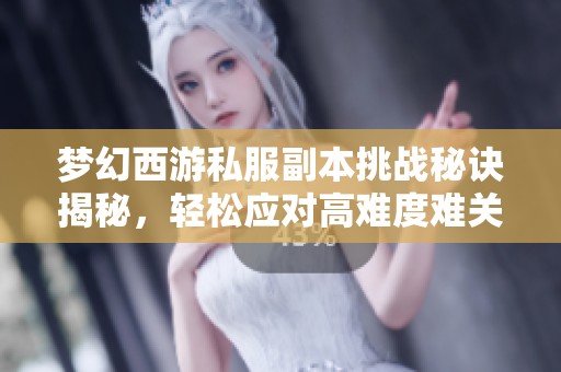 梦幻西游私服副本挑战秘诀揭秘，轻松应对高难度难关