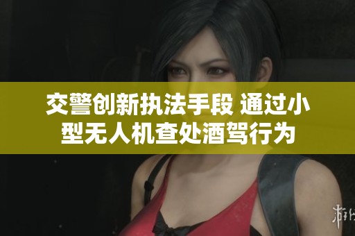 交警创新执法手段 通过小型无人机查处酒驾行为