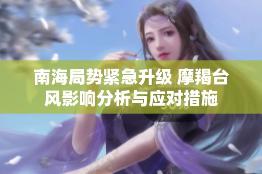 南海局势紧急升级 摩羯台风影响分析与应对措施