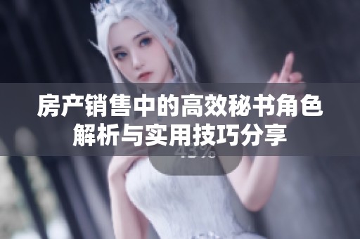 房产销售中的高效秘书角色解析与实用技巧分享