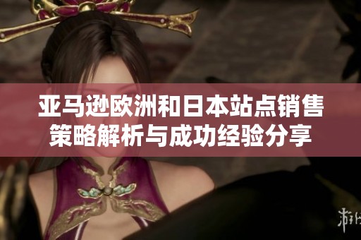 亚马逊欧洲和日本站点销售策略解析与成功经验分享