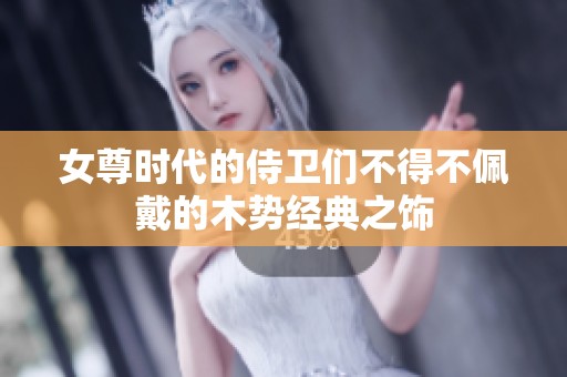 女尊时代的侍卫们不得不佩戴的木势经典之饰