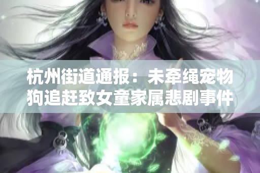 杭州街道通报：未牵绳宠物狗追赶致女童家属悲剧事件
