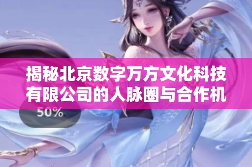 揭秘北京数字万方文化科技有限公司的人脉圈与合作机会