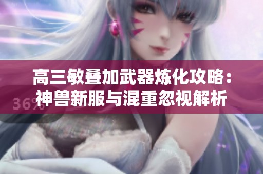 高三敏叠加武器炼化攻略：神兽新服与混重忽视解析