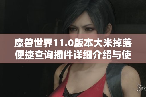 魔兽世界11.0版本大米掉落便捷查询插件详细介绍与使用指南