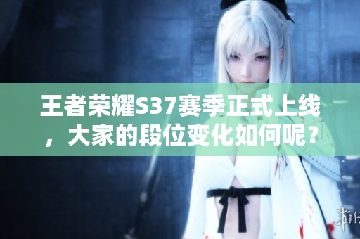 王者荣耀S37赛季正式上线，大家的段位变化如何呢？