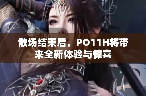 散场结束后，PO11H将带来全新体验与惊喜