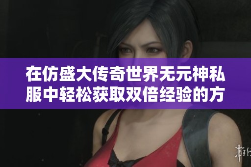 在仿盛大传奇世界无元神私服中轻松获取双倍经验的方法揭秘
