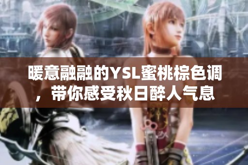 暖意融融的YSL蜜桃棕色调，带你感受秋日醉人气息