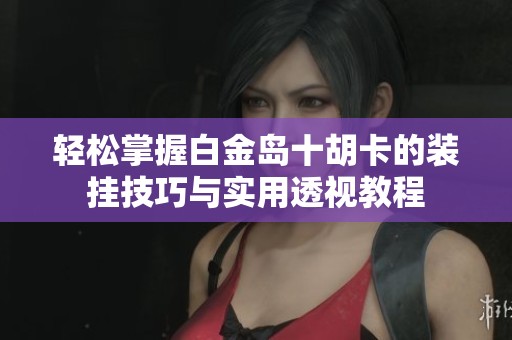 轻松掌握白金岛十胡卡的装挂技巧与实用透视教程