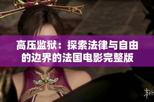 高压监狱：探索法律与自由的边界的法国电影完整版