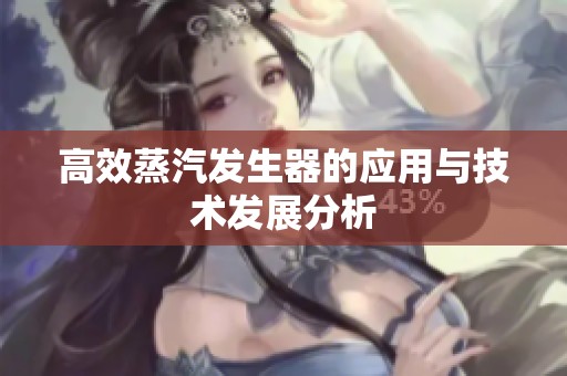 高效蒸汽发生器的应用与技术发展分析