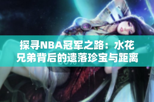 探寻NBA冠军之路：水花兄弟背后的遗落珍宝与距离之谜