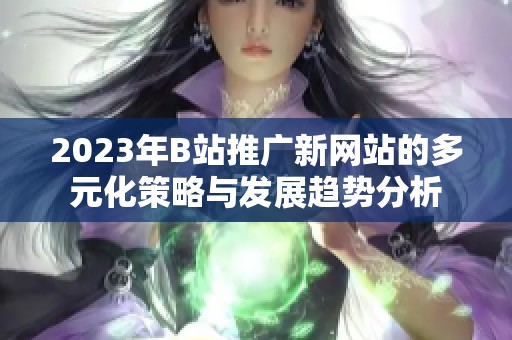 2023年B站推广新网站的多元化策略与发展趋势分析