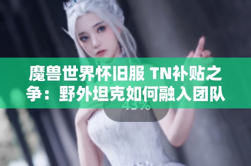 魔兽世界怀旧服 TN补贴之争：野外坦克如何融入团队信任体系