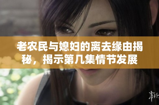老农民与媳妇的离去缘由揭秘，揭示第几集情节发展