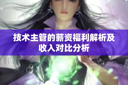 技术主管的薪资福利解析及收入对比分析
