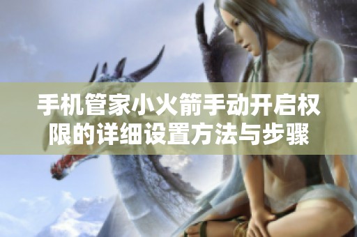 手机管家小火箭手动开启权限的详细设置方法与步骤