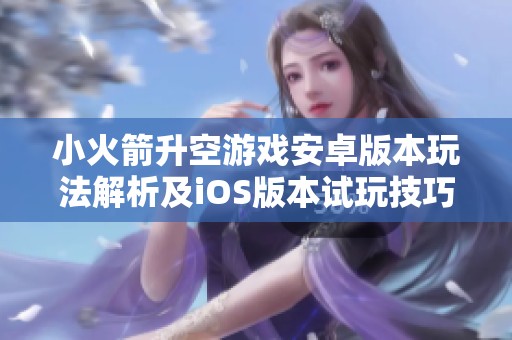 小火箭升空游戏安卓版本玩法解析及iOS版本试玩技巧分享