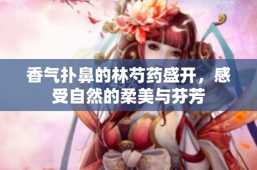 香气扑鼻的林芍药盛开，感受自然的柔美与芬芳
