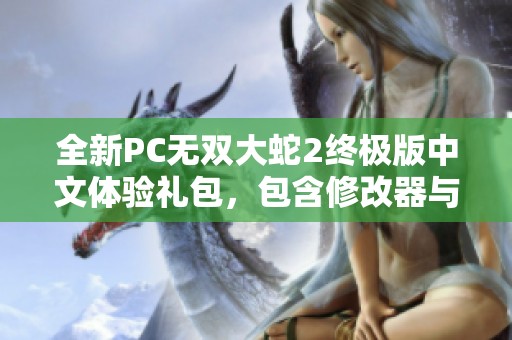 全新PC无双大蛇2终极版中文体验礼包，包含修改器与全DLC完善角色武器