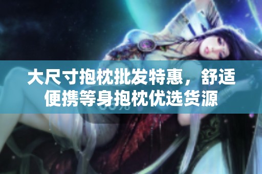 大尺寸抱枕批发特惠，舒适便携等身抱枕优选货源