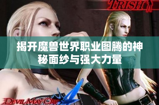 揭开魔兽世界职业图腾的神秘面纱与强大力量