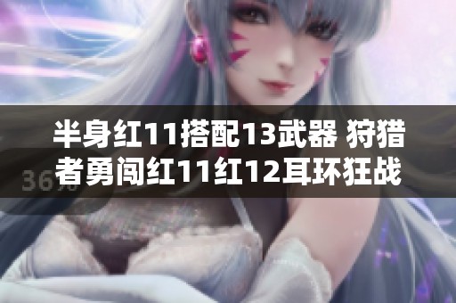 半身红11搭配13武器 狩猎者勇闯红11红12耳环狂战5.2万