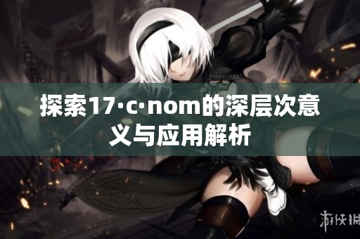 探索17·c·nom的深层次意义与应用解析