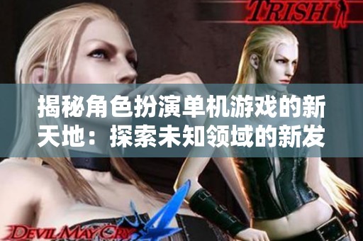 揭秘角色扮演单机游戏的新天地：探索未知领域的新发现