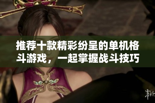 推荐十款精彩纷呈的单机格斗游戏，一起掌握战斗技巧！