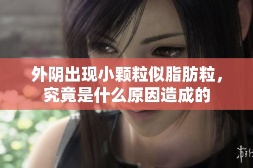 外阴出现小颗粒似脂肪粒，究竟是什么原因造成的