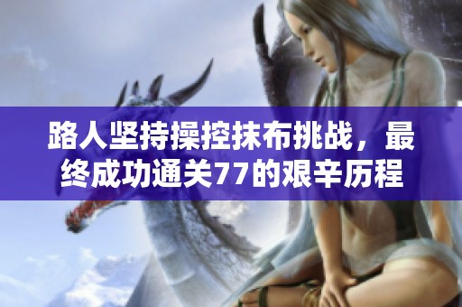 路人坚持操控抹布挑战，最终成功通关77的艰辛历程
