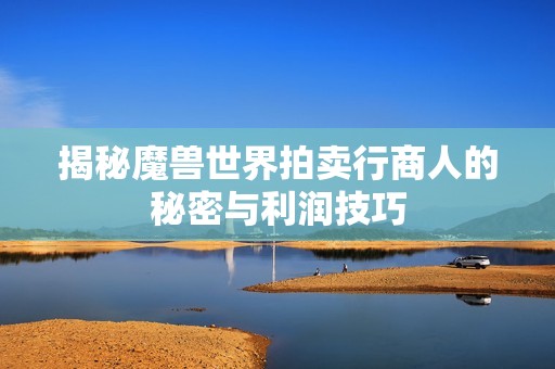 揭秘魔兽世界拍卖行商人的秘密与利润技巧